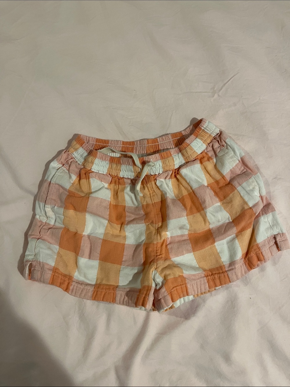 Primary gingham plaid shorts 5